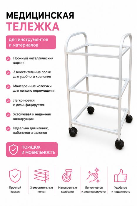 Мидицинская полка или тележка