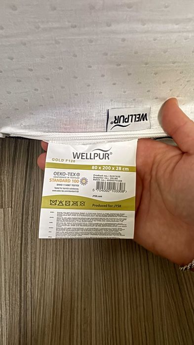 Матрак Wellpur, Gold F120, размери 80/200 см