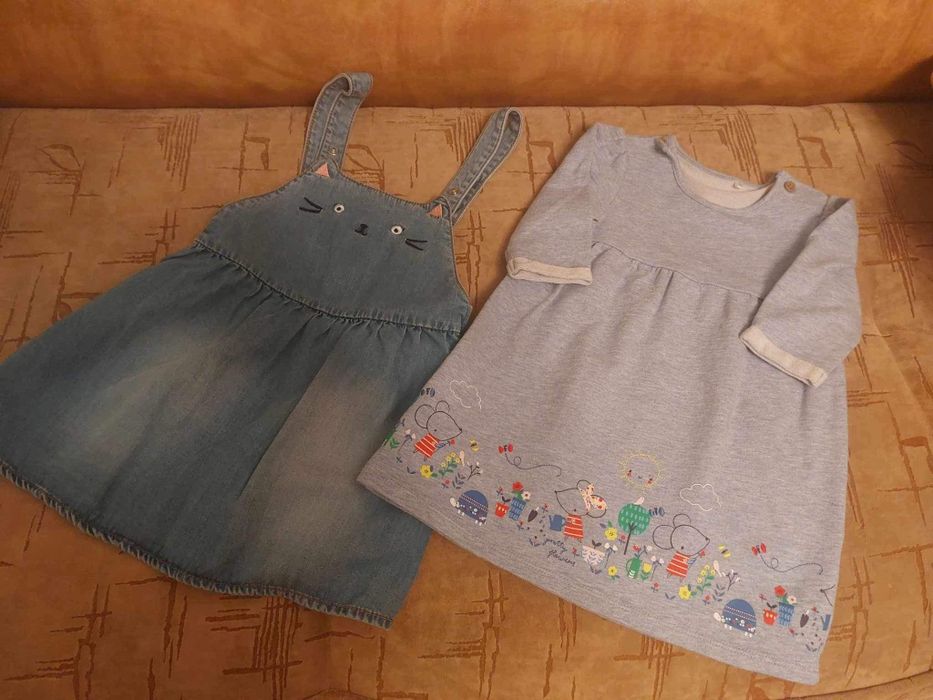 Lot rochite 12-18 luni, marime 86 ca noi, H&M si TU