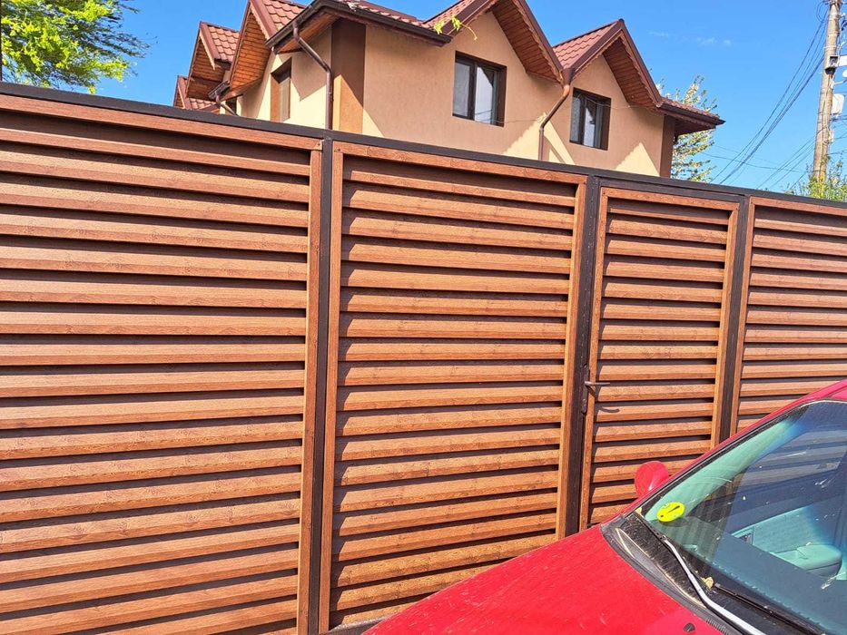 Gard metalic jaluzea | Suruburi ascunse | Tulcea | Model 2025 |