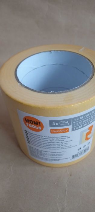 banda de mascare set 3 buc, 18,36,48mm x50m fiecare