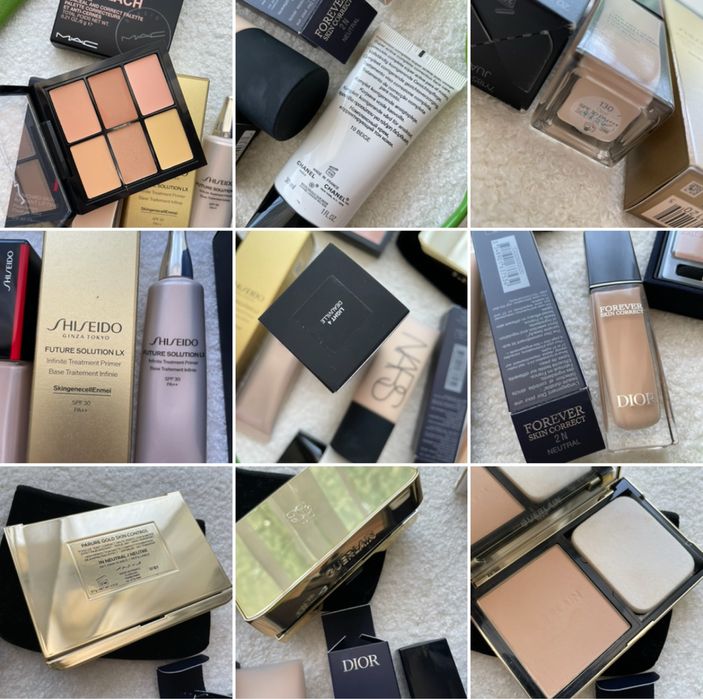 Коректор Dior , NARS , mac контур , chanel cc creme  , shiseido , dior