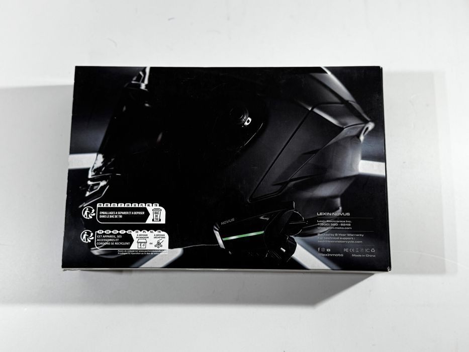 Handsfree Cască Moto, Lexin Novus Mesh 3.0, Bluetooth 5.0, Sigila