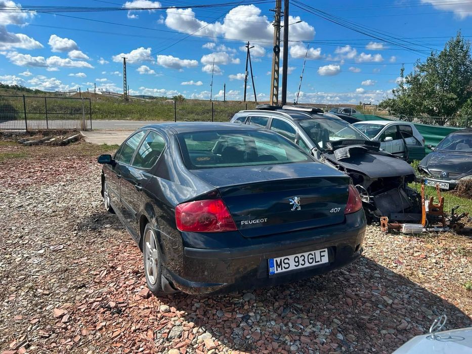 Piese Peugeot 407 an 2007 DE EUROPA  motor 1.6 HDI PERFECT FUNCTIONAL.caseta directie turbo plansa bord cutie viteze injectoare