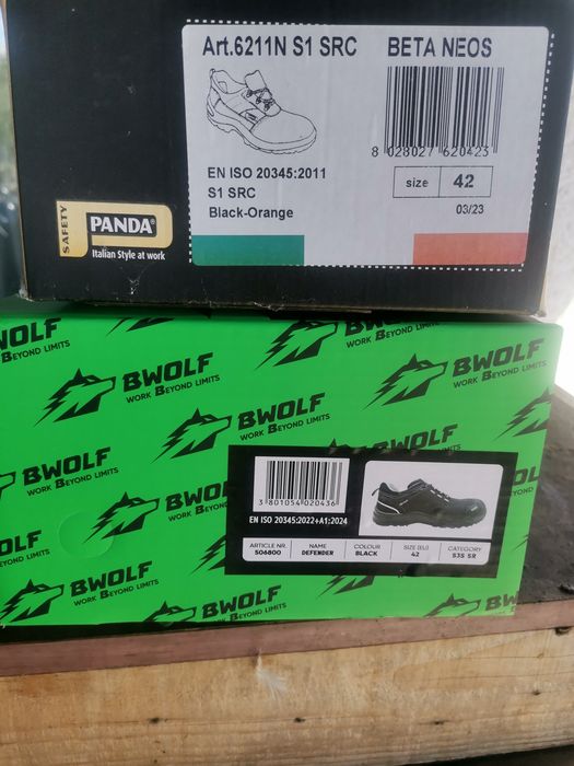 Работни обувки Panda, Bwolf 42 номер, Нови
