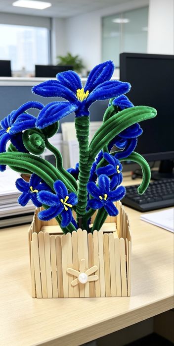 Handmade lily flaowers decoret  for house and office