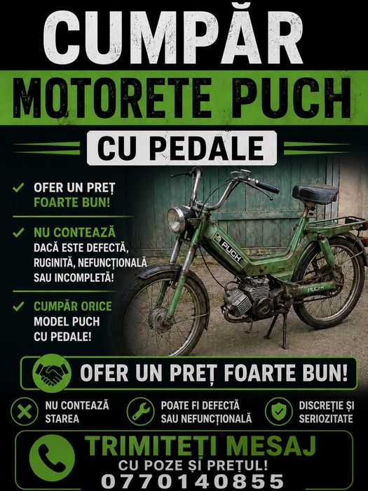 Buna ziua cupar puch mtorete nu conteaza daca subt defect