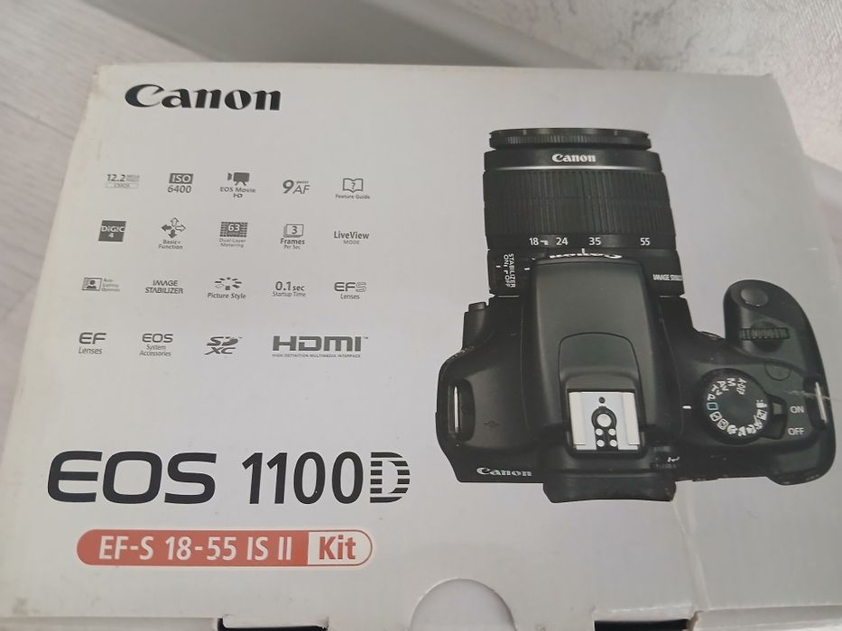 Новый!!! Canon EOS 1100D Kit 18-55 II