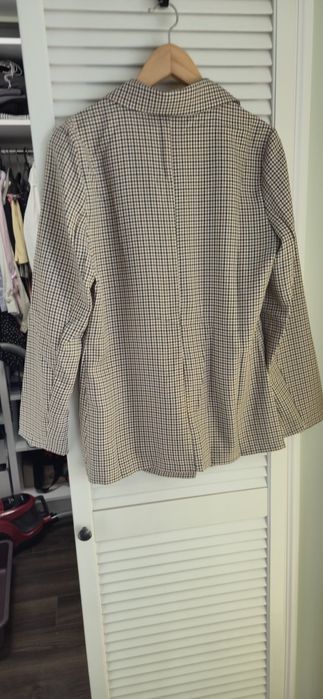 Сако/блейзър MANGO р-р L, TOM TAILOR р-р L,сако (розово), сако (кафяво) каре