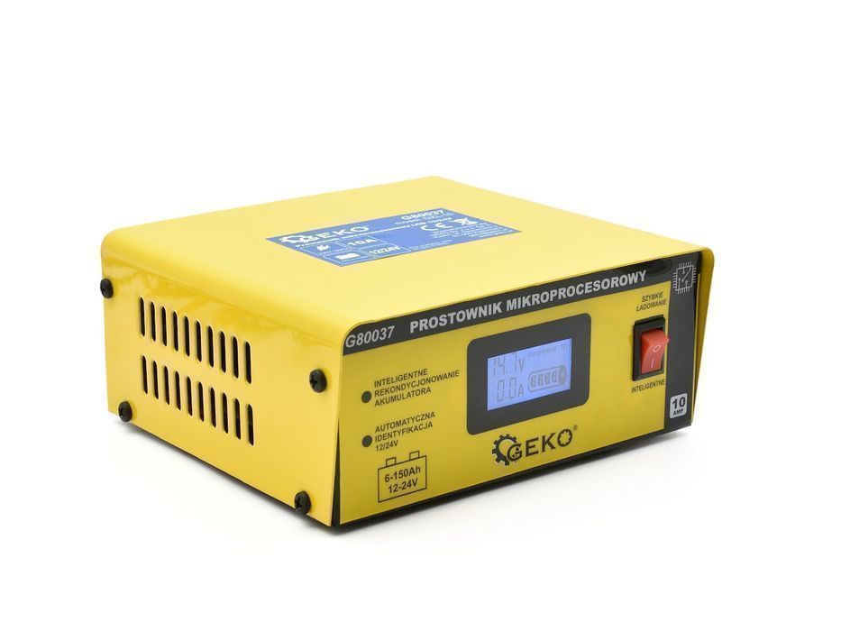 Redresor auto microprocesor lcd 12/24v 10a pentru baterii acumulator a