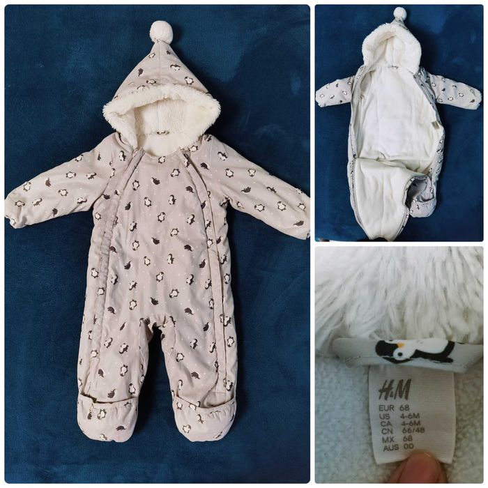 Combinezon HM unisex de iarna bebelusi, mărimea 68