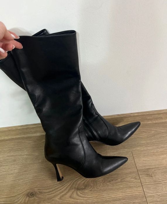 Cizme lunghi piele Made in italy