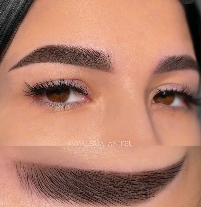 Брови  и губ ламинирование  коррекция permament