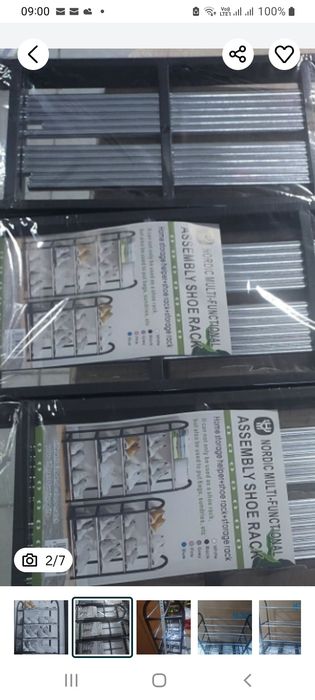 Raft pantofi cu 4 polite, metalic, dimensiuni în poze