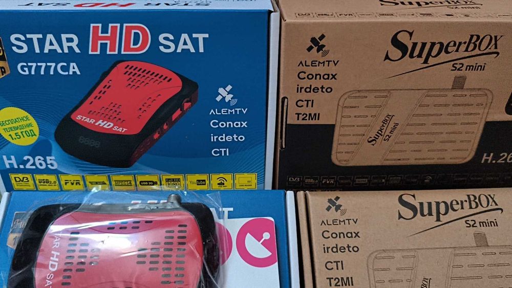Спутниковый Тюнер Новый Starsat HDG777CA Читает Карты Conax Irdeto Cti
