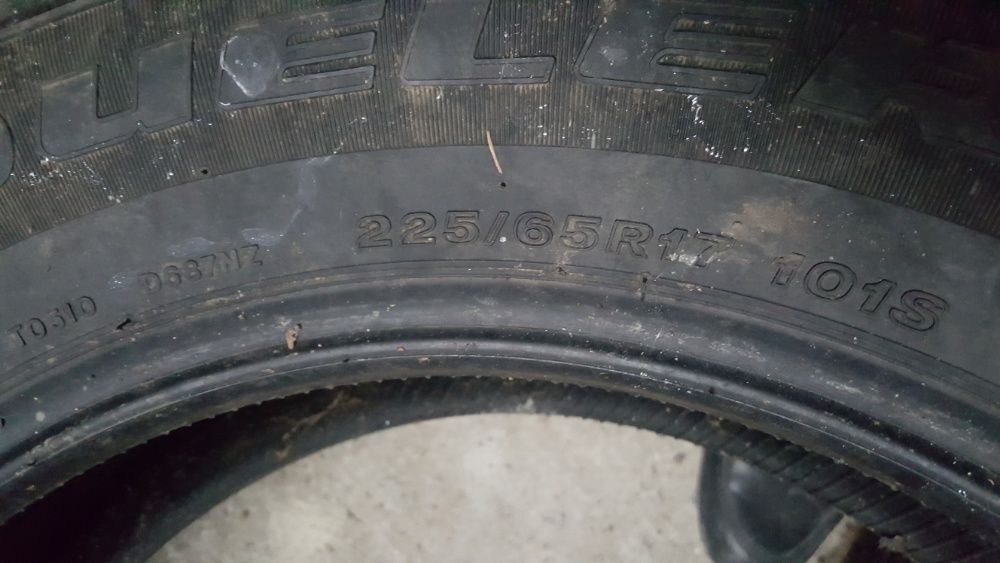 225 65 17 2 броя бриджстоун