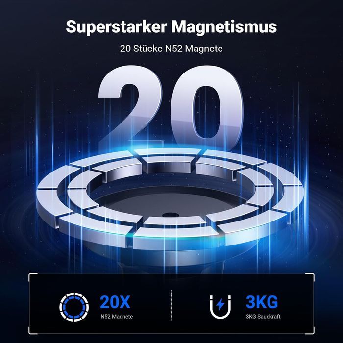 Suport telefon auto magnetic pentru grila ventilatie, Livrare Gratuita