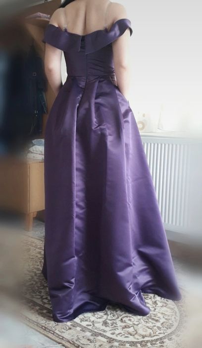 Rochie lunga de seara sativ mov
