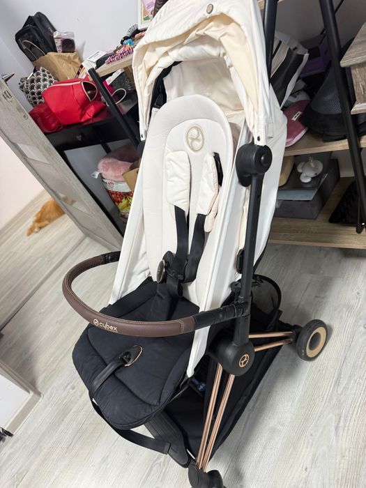 Cărucior Cybex Coya Platinum Off White / Rose Gold
