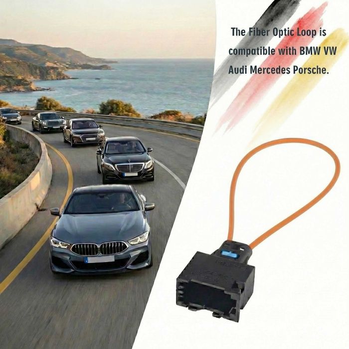 Оптичен MOST Байпас Адаптер, MOST Адаптер, Лесно решение за неработеща навигация - Mercedes BMW Audi VW Porsche