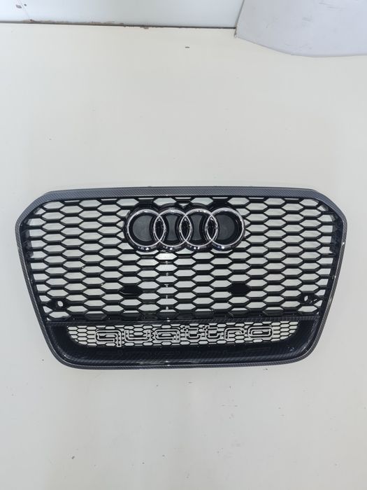 Grila radiator AUDI A6 C7 /cod-4G0853037 / an- 2010-2014 Carbon OEM