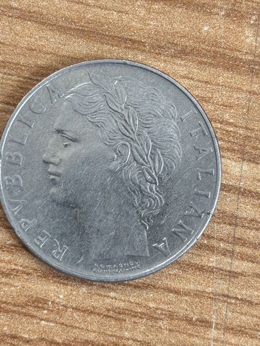 Monedă italia 1957 argint