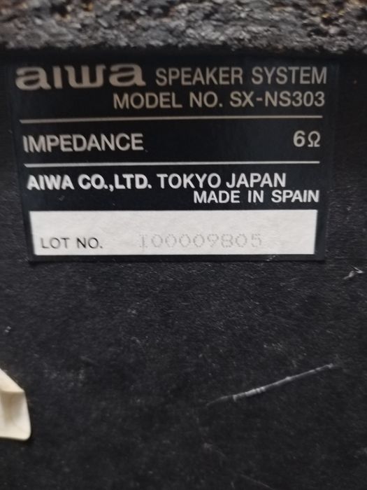 Boxe Aiwa 60W pe 6 ohmi Hi-Fi