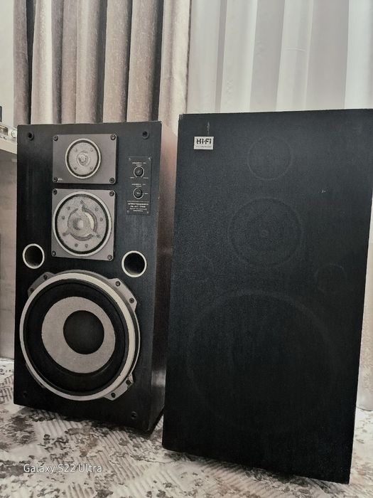 Электроника 75ас, хамма динамиклар завод холатда. Подвеслар алишган