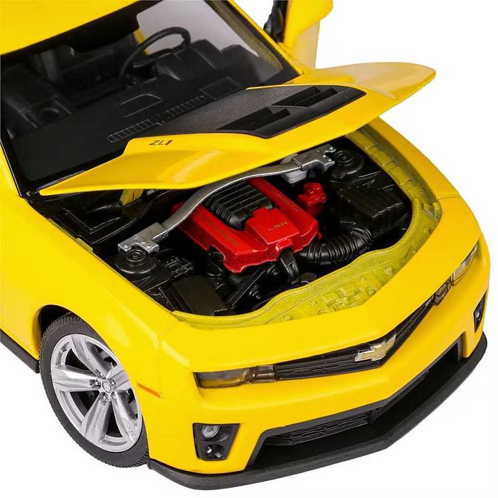 Macheta auto Chevrolet Camaro ZL1 galbena - 1:24 Welly