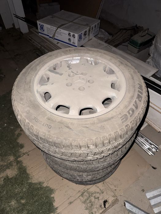 Комплект резины с дисками от W210, W124