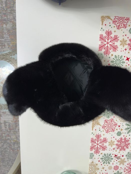 Норковая шапка ушанка