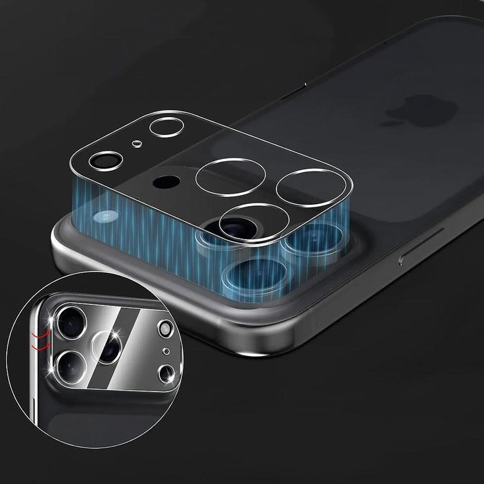 Стъклен протектор за камера за apple iphone 17 pro