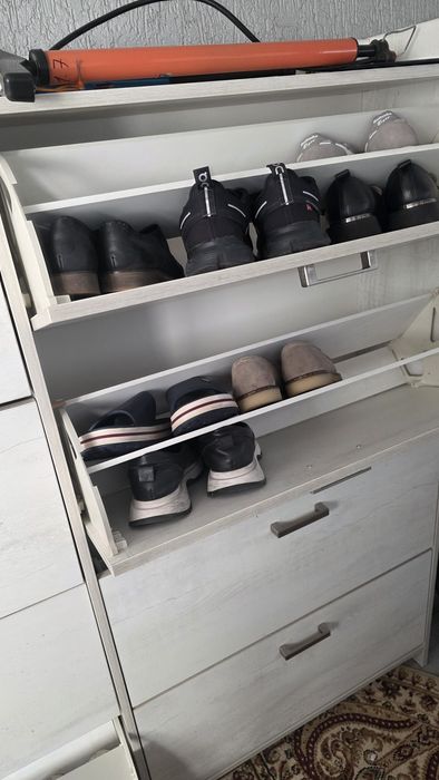 Обувница. Белая 28х160х159
