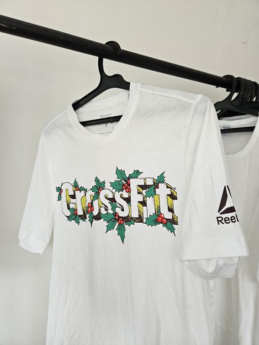 НОВА! Оригинална Дамска Тениска Reebok CrossFit - Празничен Принт