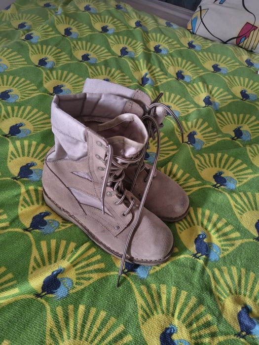 Bocanci militari de deșert Marisdal, piele întoarsă, mărimea 41