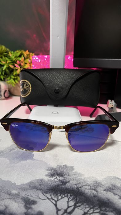 Ochelari de soare originali Ray-Ban Clubmaster classic pret putin negociabil fiind in stare excelenta