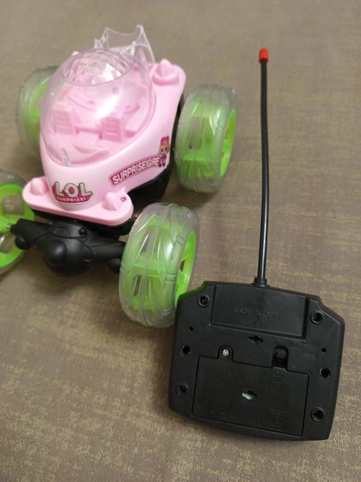 Машинка перевёртыш музыкальная