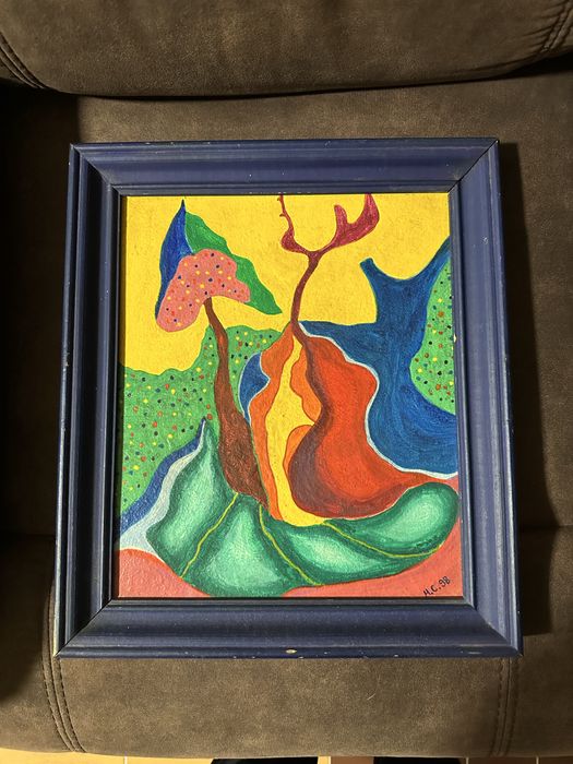 Картина/Магически гъби/Акрилни бои