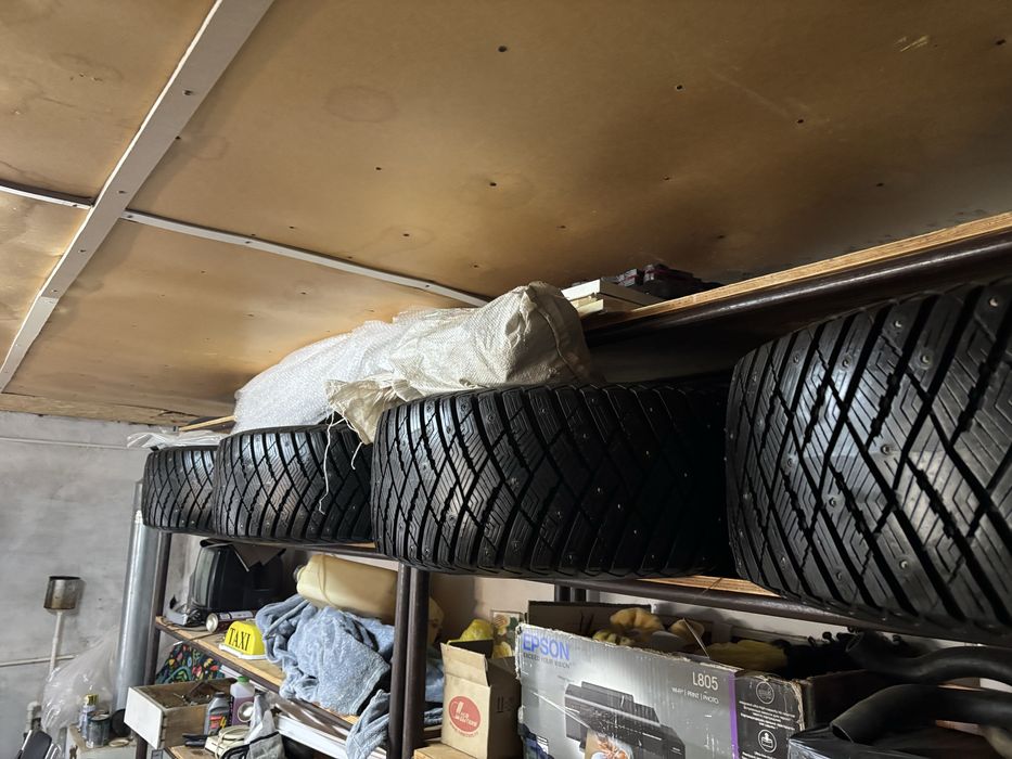 резина шипованная