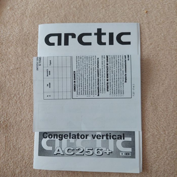 Congelator Vertical