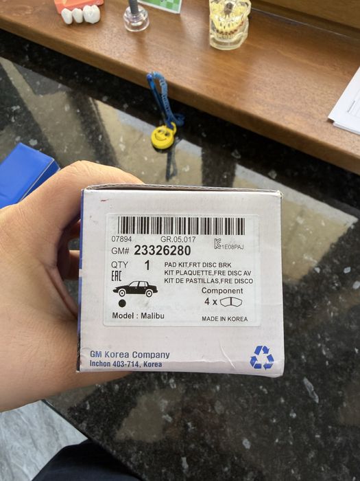 малибу equinox тормозная колодка заводской