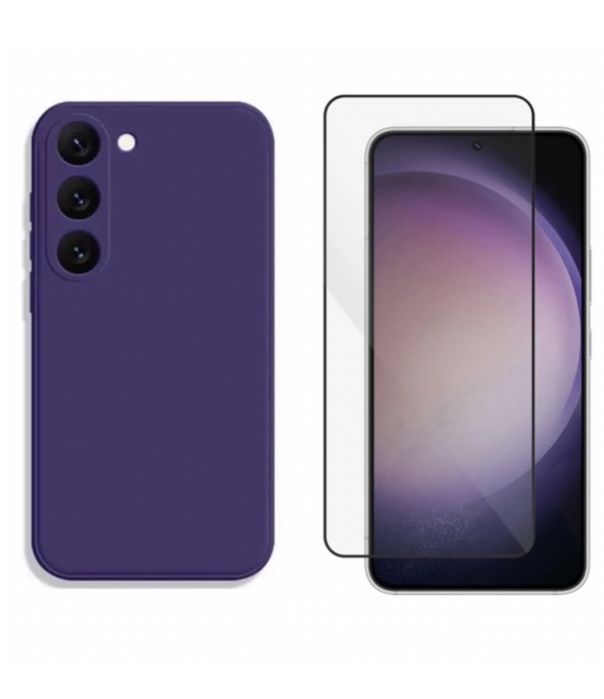 Samsung A51/A52/A53/A54/A55/A56 Husa Catifea X LEVEL+Folie Sticla 0.2M