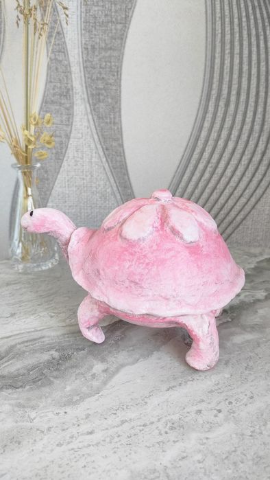 Шкатулка "Розовая черепашка"