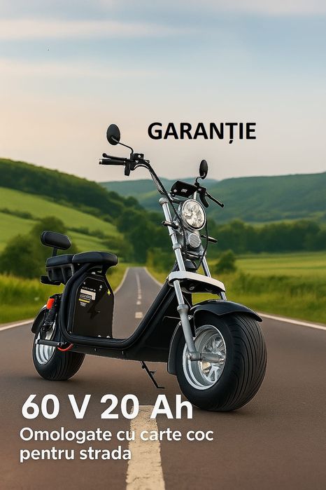 Scuter electric/Scuter Harley Blak edition