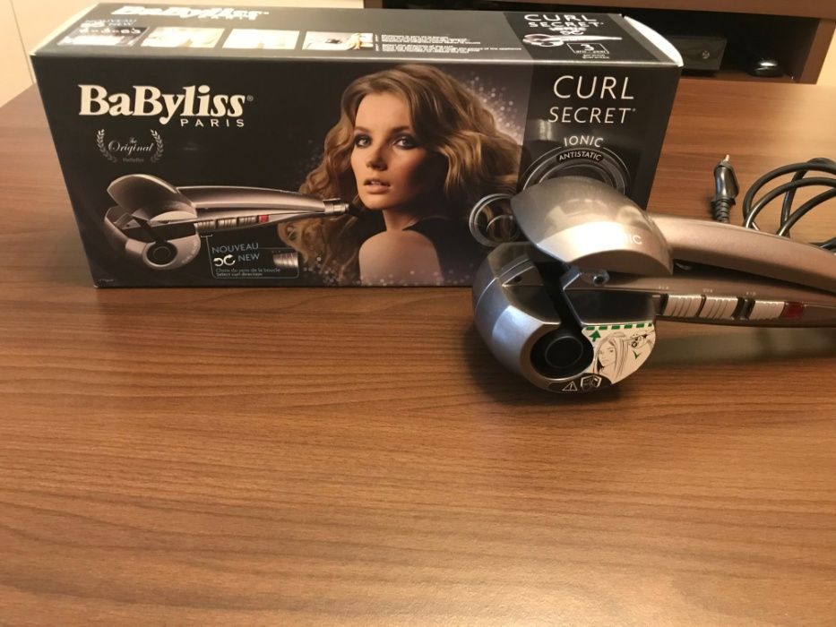 Ondulator Automat Ionic Curl Secret Reversible Silver - BaByliss