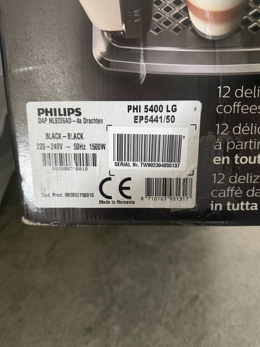 Espressor automat Philips LatteGo Seria 5400