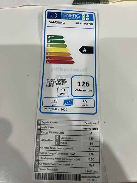 Placa de baza + placa sursa Tv Samsung 50’’