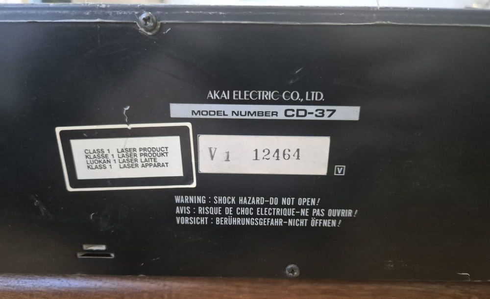 Cd player Akai CD-37