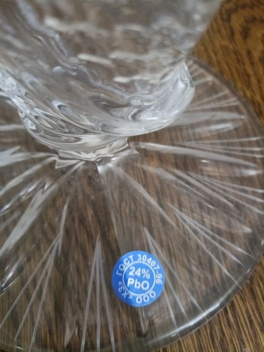 Ваза для фруктов хрусталь