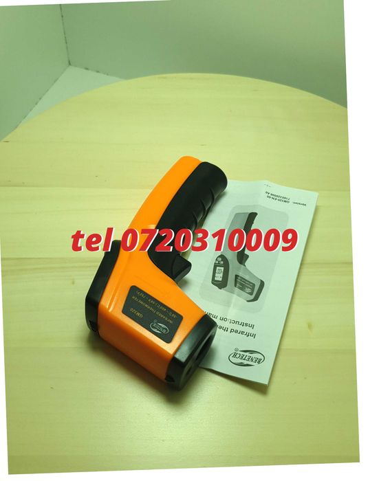 Termometru Ir Receptor Ir Digital Laser -50 / +360 Grade Pentru Masurarea Temperaturii Fara Contact In Domeniul Indicat